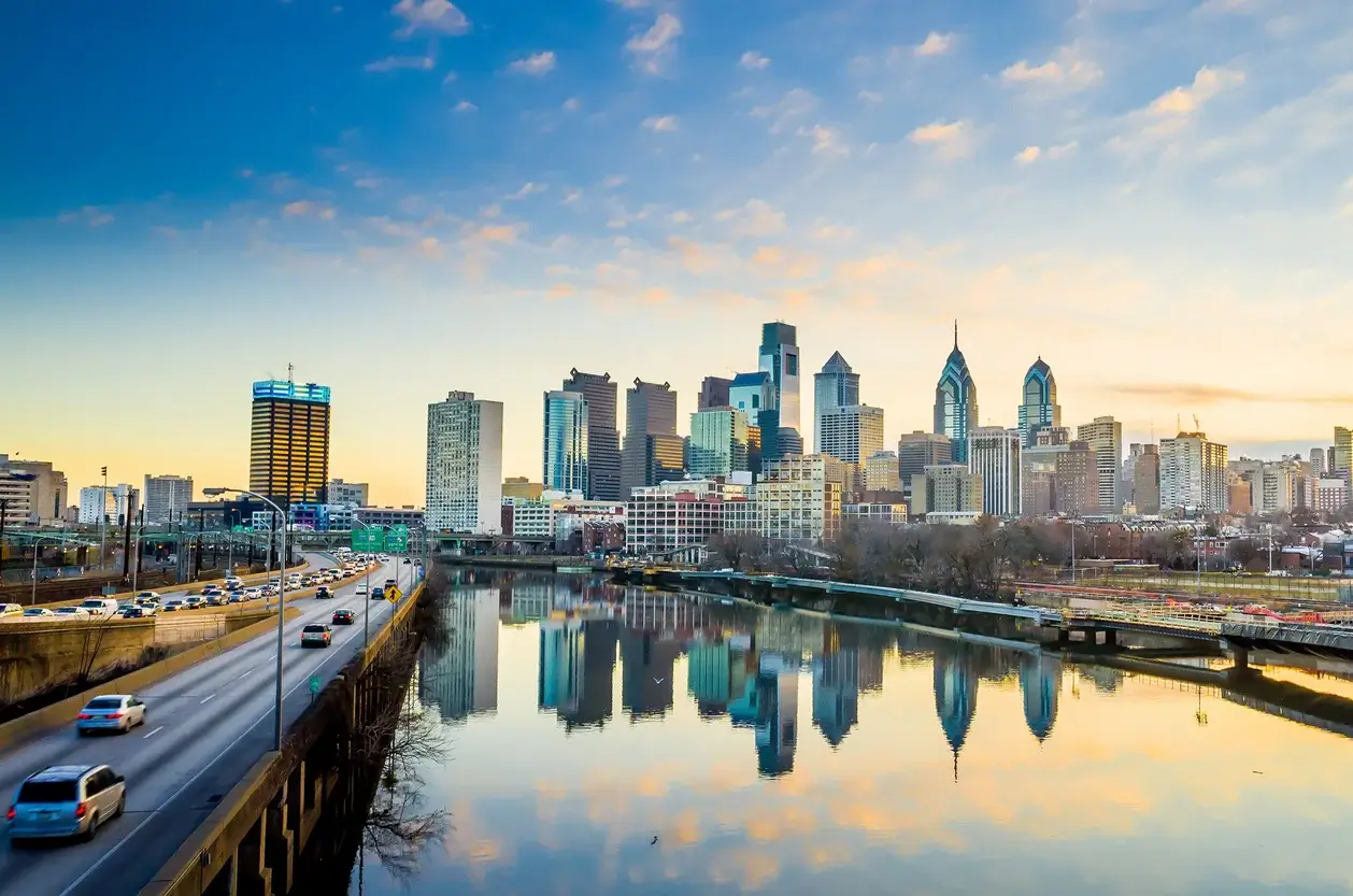 Downtown skyline of Philadelphia, Pennsylvania